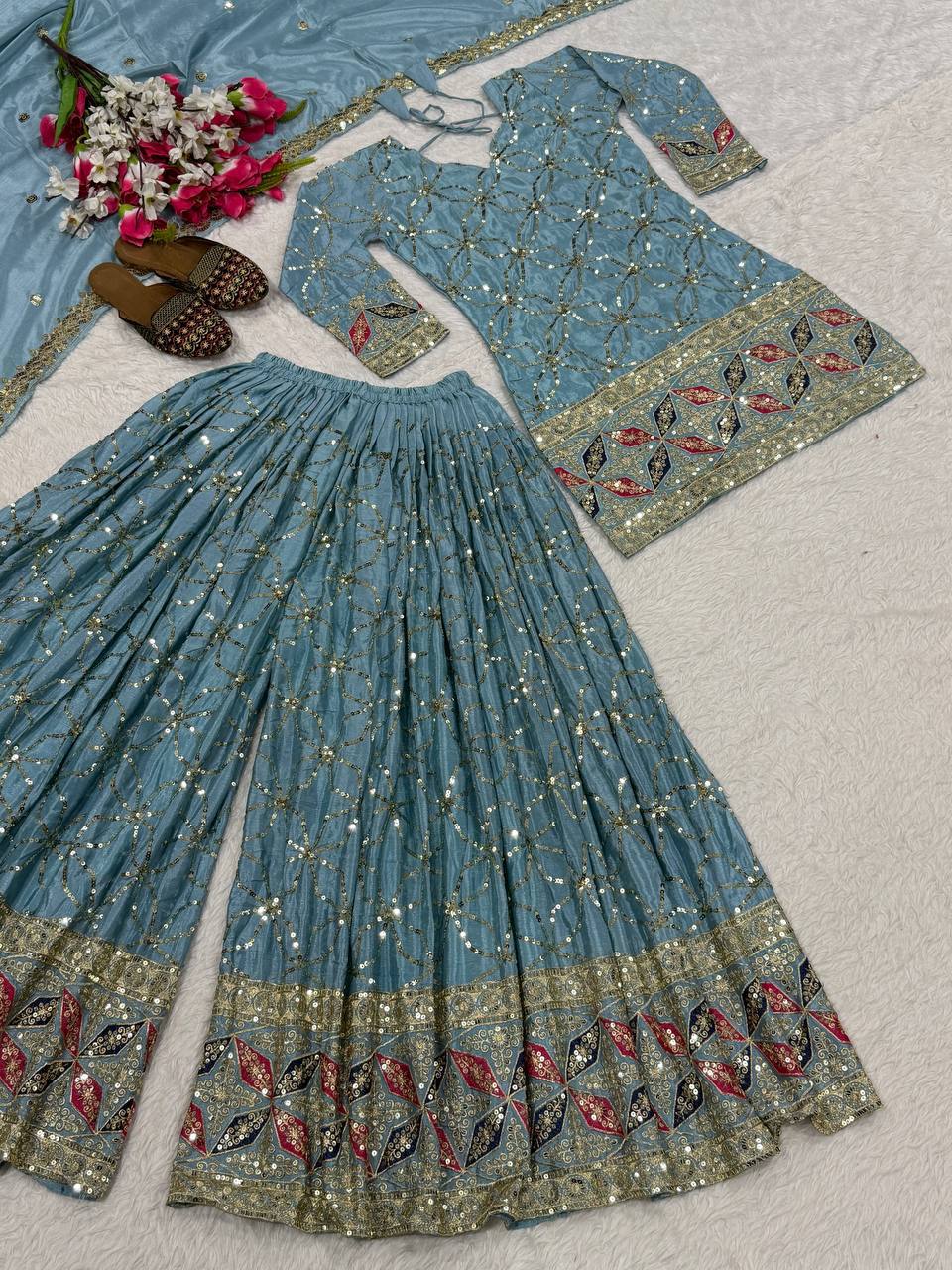The Sovereign Chartreuse Mirror-Craft Gharara